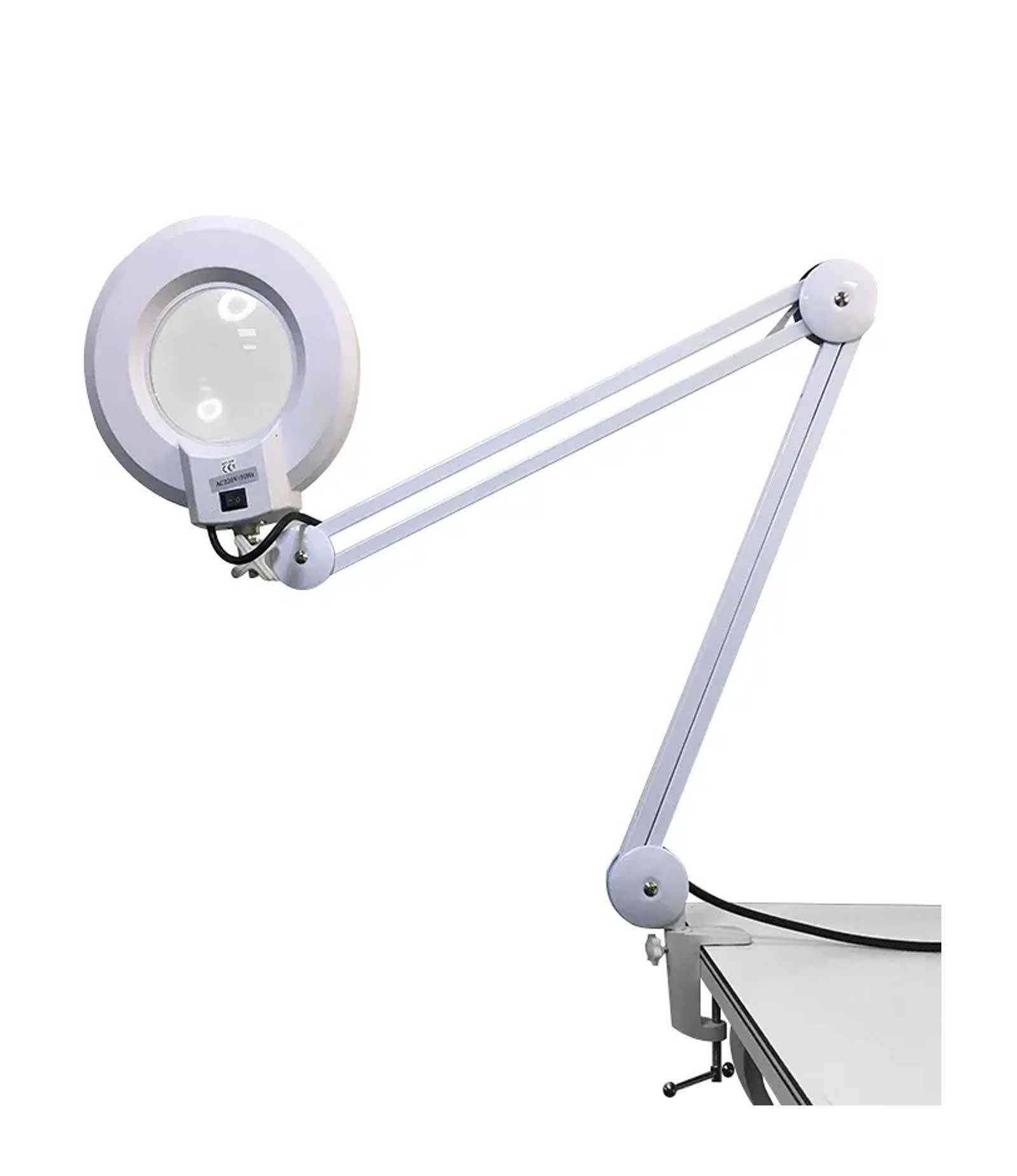 Đèn led phóng đại kính lúp kẹp bàn YS-702 5X/8X/10X