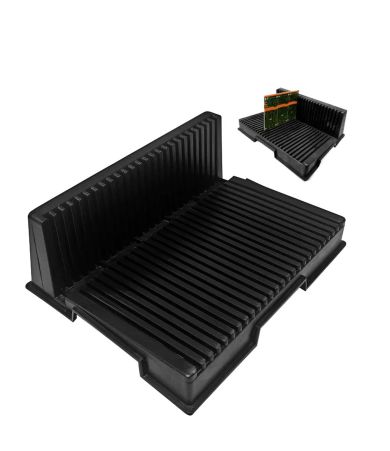 Giá đỡ chống tĩnh điện ESD "Hình chữ L" Hỗ trợ Giá lưu trữ bảng mạch PCB cho nhà máy công nghiệp