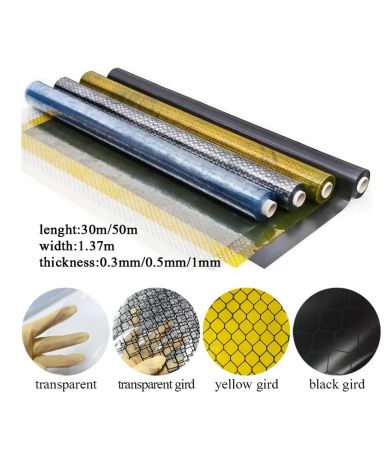 Rèm lưới nhựa PVC chống tĩnh điện công nghiệp cho phòng sạch cho vách ngăn phòng Rèm lưới ESD