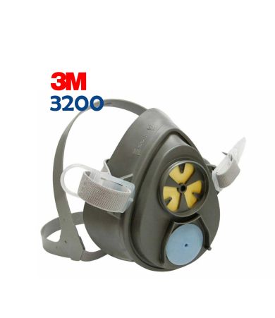 Mặt Nạ Nửa Mặt Hai Phin Lọc 3M™ 3200 Cỡ Vừa