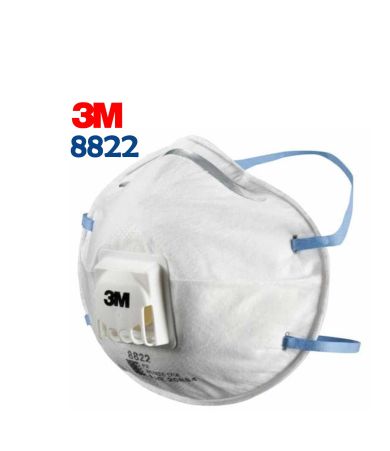 Khẩu Trang Lọc Bụi 3M 8822, P2, Có Van Một Chiều