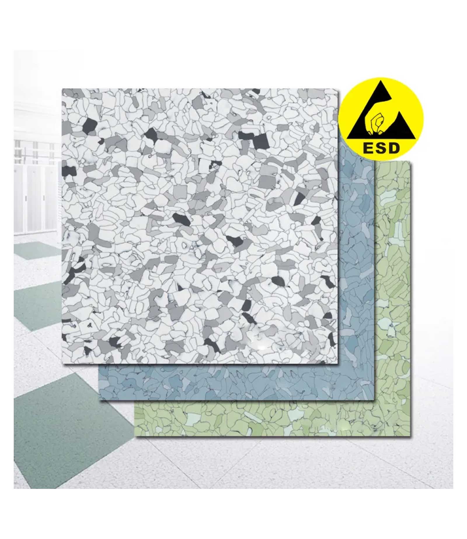 Gạch lát sàn Vinyl PVC chống tĩnh điện phòng sạch
