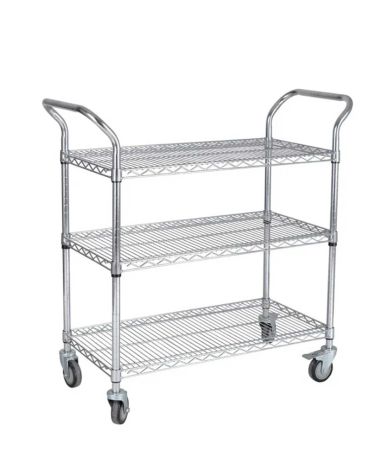 Xe đẩy ESD ba tầng bằng thép không gỉ 907 * 257 * 1060